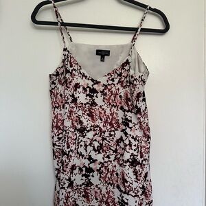 Limited Women's Spaghetti Strap Top - Black and Red Print